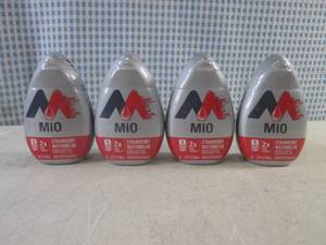 lot 262 image: (B-4) 4 Mio Strawberry Watermelon Liquid Water Enhanser Best by March 2024