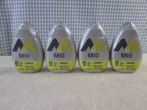 lot 264 image: (B-4) 4 Mio Lemonade Liquid Water Enhanser Best by March 2024
