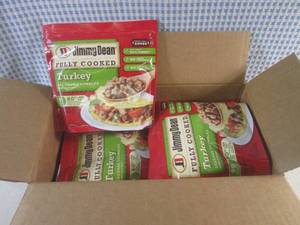 lot 286 image: (FRZ) Case 6 Bags Frozen Jimmy Dean Fully Cooked Turkey Sausage Crumbles 9.6oz Bags Past Date