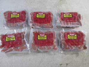 lot 292 image: (FRZ) 6 Packs of Frozen Cocktail Smokies Smoked Sausage 14oz Each Use or freeze by 09212023