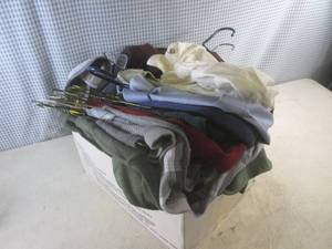 lot 318 image: (A-1) Box of Assorted Clothes...