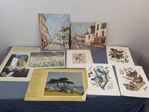 lot 17 image: 9 Art Prints Including Birds by Arthur Singer
