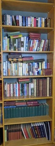 lot 84 image: Large Assortment of Books A Stranger in The Kingdom, Plain Truth, The Starlite Drive-In, Any Known Blood, Drowning Ruth, Snow, In Her Shoes, Big Stone Gap, The Great West, Change of Heart, World War II, World War I and Much More