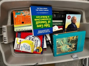 lot 37 image: Bin Of Miscellaneous Books