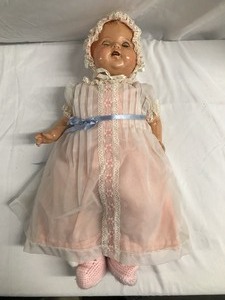 lot 93 image: Antique Doll With Porcelain Head Leg And Arms, Measuring 22