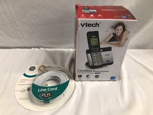 lot 101 image: Vtec Cordless Phone System With Line Cord