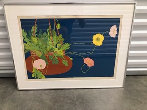 lot 56 image: Iceland Poppy Print Number 133 Out Of 175 Artist Is Tj Elda Mickas Measuring 33 X 25