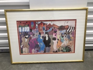 lot 57 image: Framed Print Measuring 28 X 20