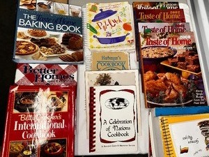 lot 126 image: Variety of Cookbooks