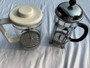 lot 145 image: Two French Press Coffee Makers