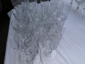lot 184 image: Longchamp Crystal Wine Glasses