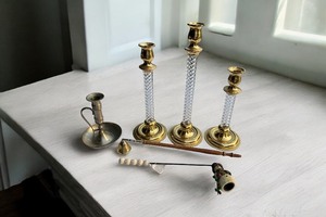 lot 167 image: Candlestick Holders