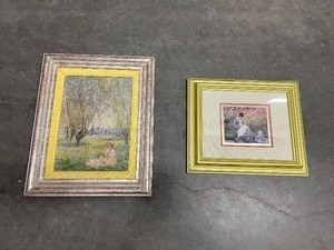 lot 152 image: Set Of Two Monet Prints One Measuring 15 X 12 The Other Measuring 12 X 10