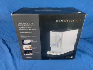 lot 165 image: Concierge Elite Espresso Machine Diamond White