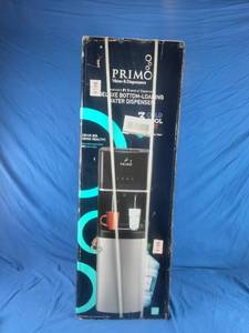 lot 167 image: New Primo Deluxe Bottom-Load Water Cooler Dispenser with 3-Temperature Settings - Stainless Steel