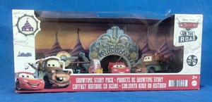 lot 176 image: New Disney  Pixar Cars On The Road Showtime Story Pack Diecast Car 4-Pack