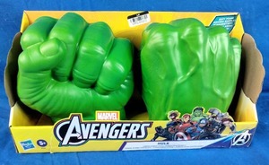 lot 191 image: New Marvel Avengers Hulk Gamma Smash Role Play Fists