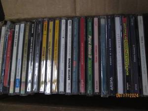 lot 10 image: box of cds...