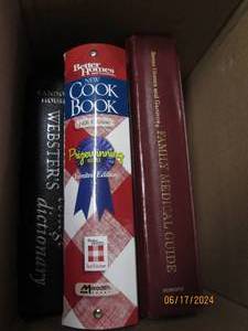 lot 44 image: dictonary cookbook and medical guide