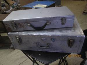 lot 59 image: 2 metal tool cases...