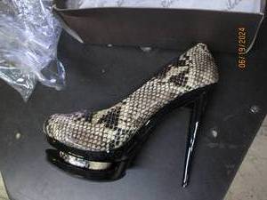 lot 125 image: case of 12 pairs various womens heels bonnibel