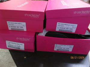 lot 175 image: 4 sets of shoe dazzle boots and shoes varoius sizes and styles