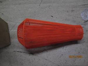 lot 203 image: orange hanging light...