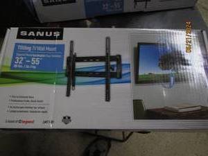lot 209 image: sanus 32inch to 55 inch tilting wall tv mount