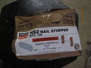 lot 215 image: case of 100 simpson ns2 nail stoppers