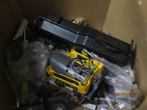 lot 217 image: gaylord of flooring , outllets , dewalt item tha needs woork and insulated ducting