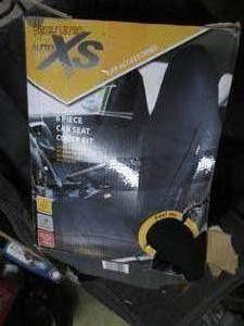 lot 227 image: seat covers and floor mats...