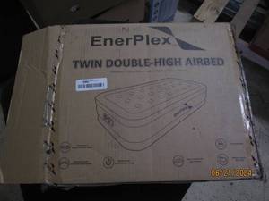 lot 228 image: twin double high air bed...
