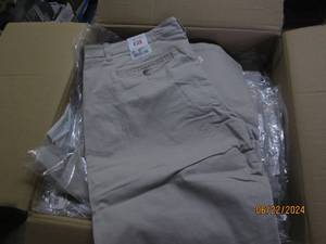 lot 232 image: casde of 12 cutter and buck 36 x 30 pants