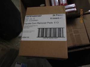 lot 234 image: 6 cases of 24 equate corn remover pads