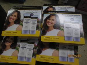 lot 260 image: 6 packages of 2 neutrogena ultra sheer 55 spf sunscreen