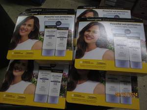 lot 261 image: 6 packages of 2 neutrogena ultra sheer 55 spf sunscreen