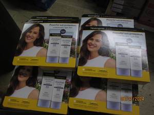 lot 262 image: 6 packages of 2 neutrogena ultra sheer 55 spf sunscreen