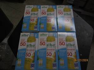 lot 264 image: 6 packages of 2 alba hawaiian spf 50 sunscreen