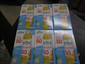 lot 267 image: 6 packages of 2 alba hawaiian spf 50 sunscreen