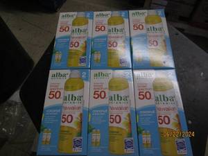 lot 268 image: 6 packages of 2 alba hawaiian spf 50 sunscreen