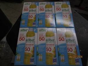lot 269 image: 6 packages of 2 alba hawaiian spf 50 sunscreen