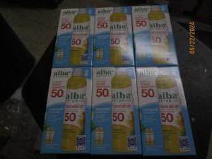 lot 272 image: 6 packages of 2 alba hawaiian spf 50 sunscreen