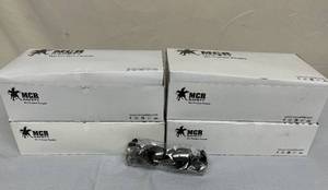 MSRP $180  Lot of 4 Boxes (12 pairs each box) NEW MCR Safety BK117 BearKat BK1 Series Safety Glasses with Silver Frameless Mirror Lens