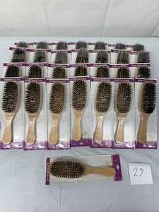 Lot of 31 NEW Retail Pack Toshicas Finest Rubber Grip Combs &amp Lot of 29&nbspBoar Bristle Brushes