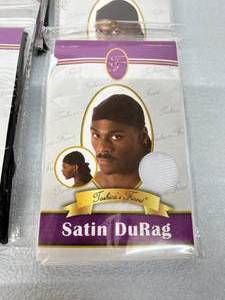 Lot of 69 NEW Toshicas Finest TF027 Satin DuRag - Colors Black &amp White