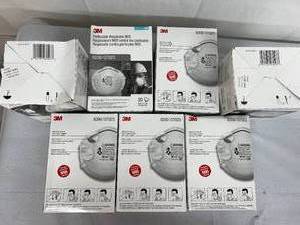 Lot of NEW Mixed NIOSH Approved N95&nbspParticulate Respirators Masks (3M, Sperian) Open Boxes
