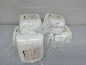 Lot of NEW Correct-Touch SCPL500 Disposable Poly Latex Shoe Covers - White