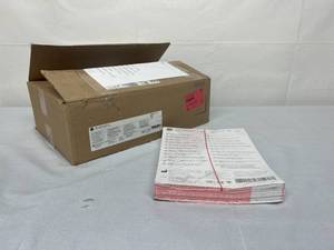 1 Case NEW GE 8-Pack 155mm-Wide Red Grid Z-Fold A Paper with Hold Queue