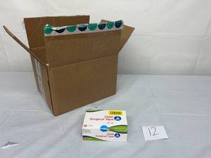 Lot of 12 Boxes (12 Rolls per box) NEW Dynarex 3562 1 x 10 yd. 12-Roll Single-Use Latex-Free Cloth Surgical Tapes&nbsp