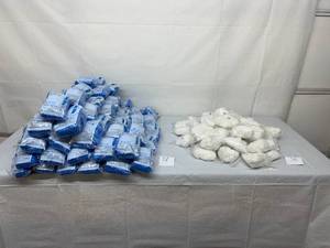 Lot Of 58 NEW Sloan Medical SD-100 Disposable Fluid Protection Garment Jumpsuits and Lot Of 36 Packages Health Care Logistics 12077 10-Pack Polypropylene Beard Covers